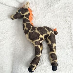 1960s Vintage Rushton Company Stuffed Giraffe Plush Stuffed Animal 20" Tall